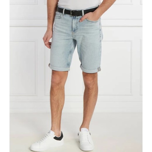 Calvin Klein Jeans Szorty | Slim Fit | denim ze sklepu Gomez Fashion Store w kategorii Spodenki męskie - zdjęcie 184332245