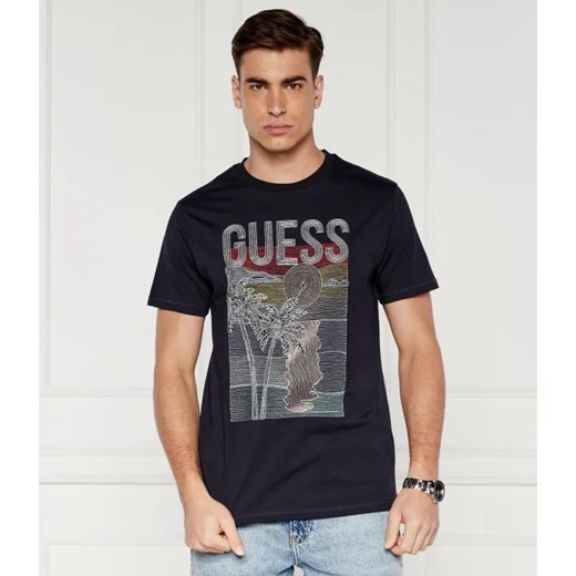 GUESS T-shirt | Regular Fit ze sklepu Gomez Fashion Store w kategorii T-shirty męskie - zdjęcie 184332246