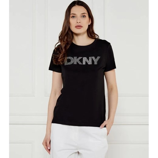 DKNY T-shirt | Regular Fit ze sklepu Gomez Fashion Store w kategorii Bluzki damskie - zdjęcie 184332266