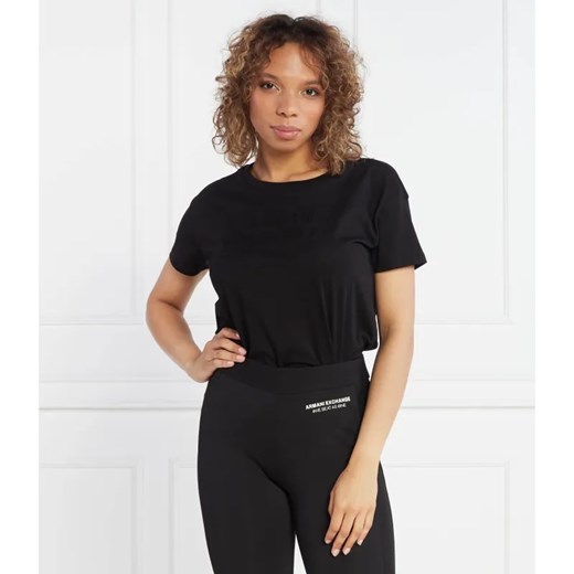 Armani Exchange T-shirt | Regular Fit ze sklepu Gomez Fashion Store w kategorii Bluzki damskie - zdjęcie 184332277