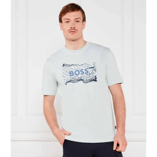 BOSS ORANGE T-shirt Te_logospace | Regular Fit ze sklepu Gomez Fashion Store w kategorii T-shirty męskie - zdjęcie 184332299