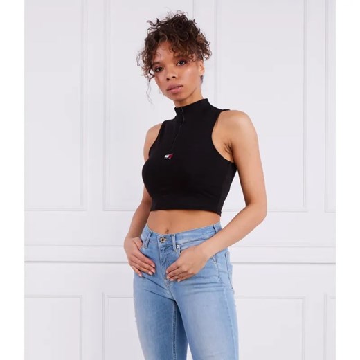 Tommy Jeans Top | Slim Fit ze sklepu Gomez Fashion Store w kategorii Bluzki damskie - zdjęcie 184332357