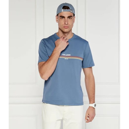 Pepe Jeans London T-shirt | Regular Fit ze sklepu Gomez Fashion Store w kategorii T-shirty męskie - zdjęcie 184332425