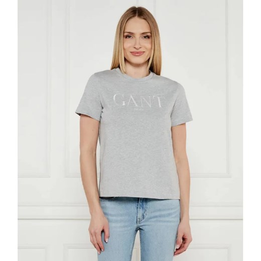 Gant T-shirt | Regular Fit ze sklepu Gomez Fashion Store w kategorii Bluzki damskie - zdjęcie 184332447