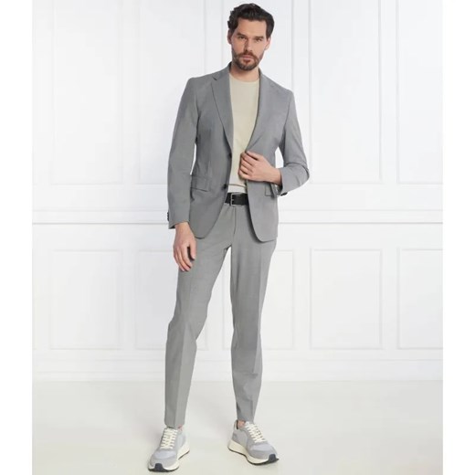 BOSS BLACK Garnitur P-Huge-2Pcs-242 | Slim Fit | z dodatkiem wełny ze sklepu Gomez Fashion Store w kategorii Garnitury męskie - zdjęcie 184332467