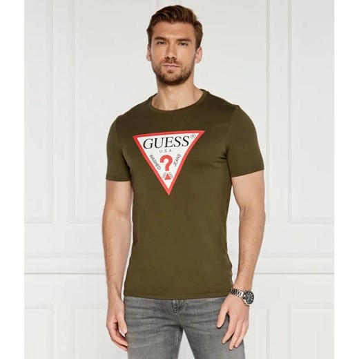 GUESS T-shirt | Slim Fit ze sklepu Gomez Fashion Store w kategorii T-shirty męskie - zdjęcie 184332485