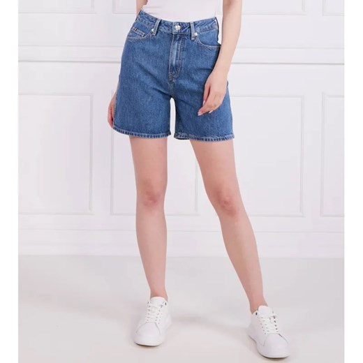 Tommy Hilfiger Szorty DNM FLARE SHORT HW JUNE | Regular Fit | denim ze sklepu Gomez Fashion Store w kategorii Szorty - zdjęcie 184332499