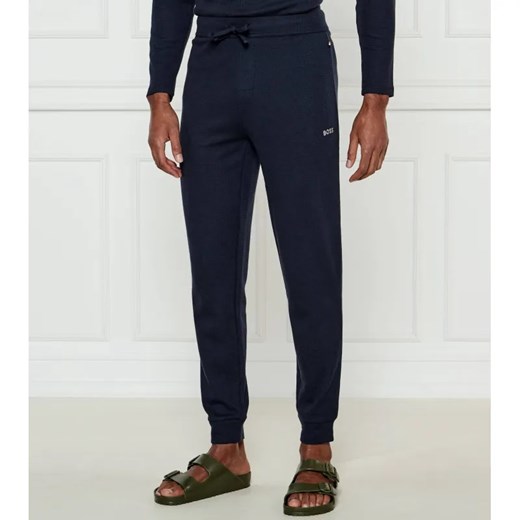 BOSS BLACK Spodnie jogger Waffle | Regular Fit ze sklepu Gomez Fashion Store w kategorii Piżamy męskie - zdjęcie 184332528