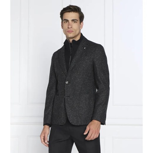 BOSS BLACK Wełniana marynarka C-Hanry-Bib-A-224 | Slim Fit | z dodatkiem jedwabiu ze sklepu Gomez Fashion Store w kategorii Marynarki męskie - zdjęcie 184332545