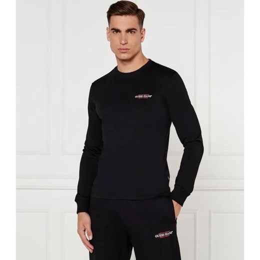 Guess Jeans Longsleeve AMERICAN | Slim Fit ze sklepu Gomez Fashion Store w kategorii T-shirty męskie - zdjęcie 184332566