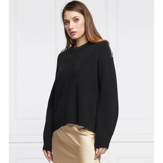 HUGO Sweter Sheliyera | Relaxed fit ze sklepu Gomez Fashion Store w kategorii Swetry damskie - zdjęcie 184332579