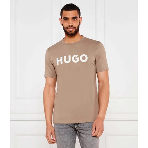 HUGO T-shirt Dulivio | Regular Fit ze sklepu Gomez Fashion Store w kategorii T-shirty męskie - zdjęcie 184332595