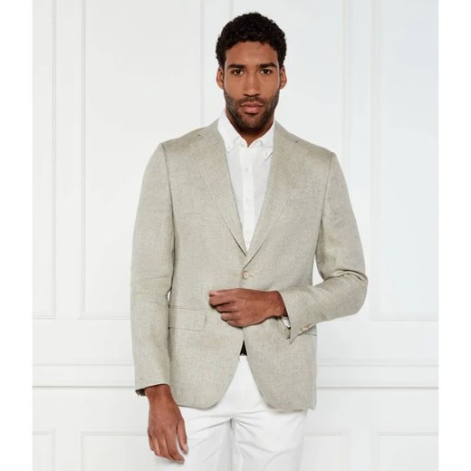 Sand Copenhagen Lniana marynarka Star Napoli 1/2 | Modern fit ze sklepu Gomez Fashion Store w kategorii Marynarki męskie - zdjęcie 184332639