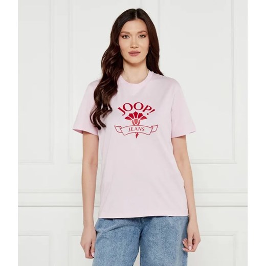 Joop! Jeans T-shirt Toldi | Regular Fit ze sklepu Gomez Fashion Store w kategorii Bluzki damskie - zdjęcie 184332729