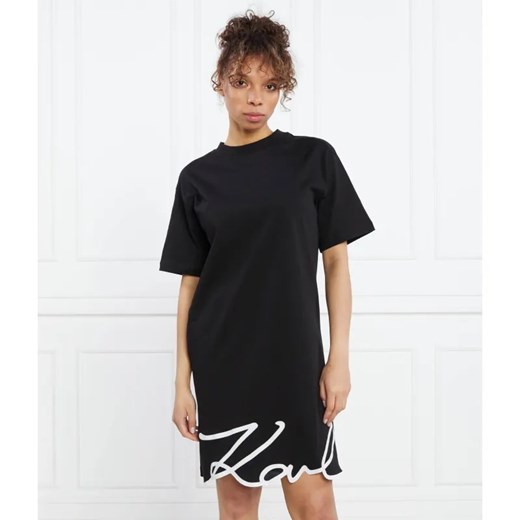 Karl Lagerfeld Sukienka karl signature hem dress ze sklepu Gomez Fashion Store w kategorii Sukienki - zdjęcie 184332746