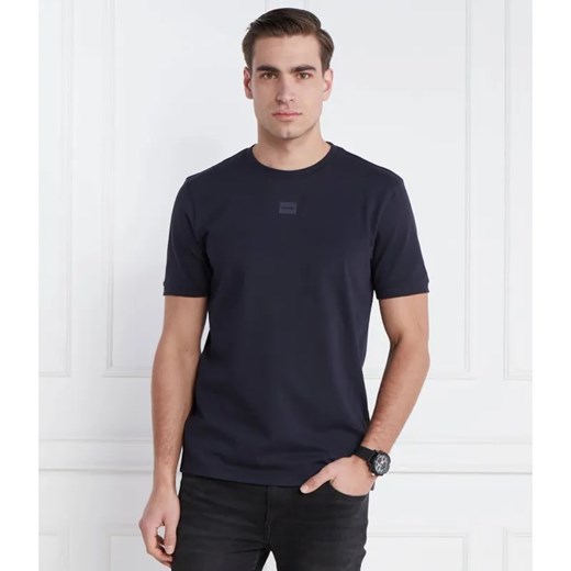 HUGO T-shirt Diragolino_H | Regular Fit ze sklepu Gomez Fashion Store w kategorii T-shirty męskie - zdjęcie 184332785
