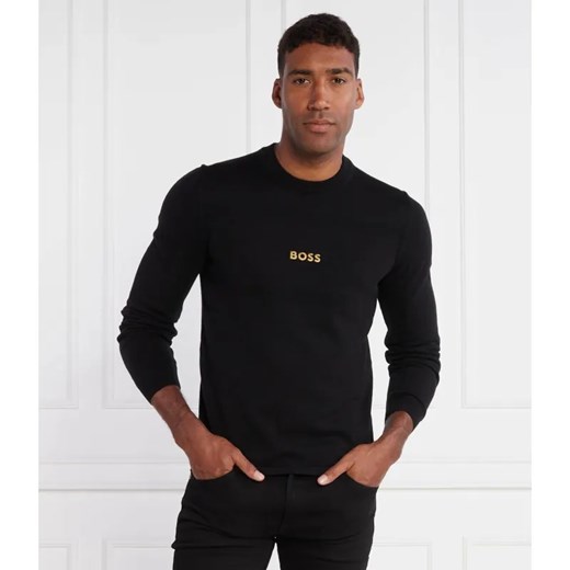 BOSS GREEN Sweter Roldan | Regular Fit | z dodatkiem wełny ze sklepu Gomez Fashion Store w kategorii Swetry męskie - zdjęcie 184332788