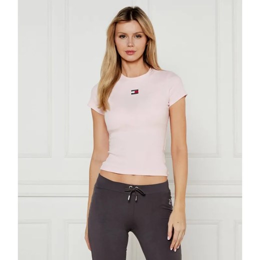 Tommy Jeans T-shirt | Slim Fit ze sklepu Gomez Fashion Store w kategorii Bluzki damskie - zdjęcie 184332805