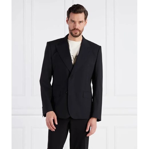 Dolce & Gabbana Wełniana marynarka | Regular Fit | z dodatkiem jedwabiu ze sklepu Gomez Fashion Store w kategorii Marynarki męskie - zdjęcie 184332908
