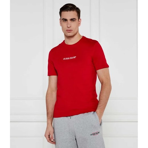 Guess Jeans T-shirt EMBRO | Slim Fit ze sklepu Gomez Fashion Store w kategorii T-shirty męskie - zdjęcie 184332956