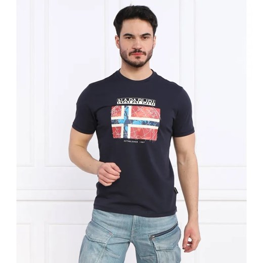 Napapijri T-shirt S-GUIRO | Regular Fit ze sklepu Gomez Fashion Store w kategorii T-shirty męskie - zdjęcie 184332999