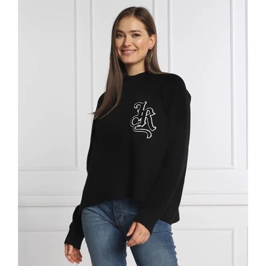John Richmond Sweter MORON | Oversize fit | z dodatkiem wełny ze sklepu Gomez Fashion Store w kategorii Swetry damskie - zdjęcie 184333016