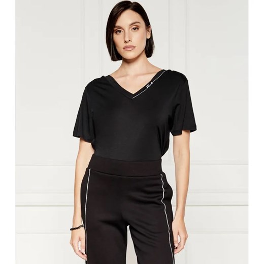 Karl Lagerfeld T-shirt | Regular Fit ze sklepu Gomez Fashion Store w kategorii Bluzki damskie - zdjęcie 184333019