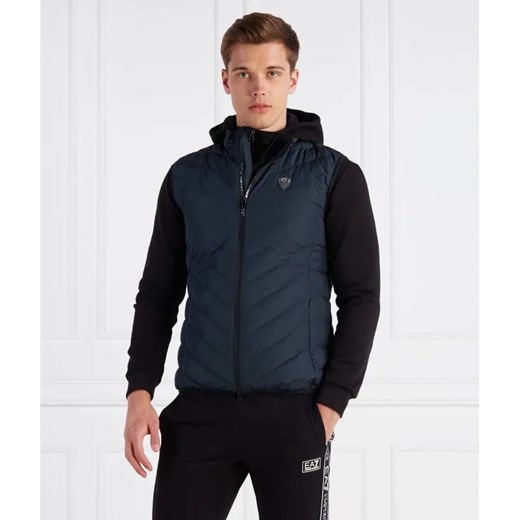 EA7 Bezrękawnik | Regular Fit ze sklepu Gomez Fashion Store w kategorii Kamizelki męskie - zdjęcie 184333108