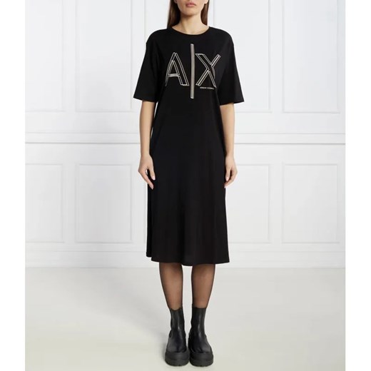 Armani Exchange Sukienka ze sklepu Gomez Fashion Store w kategorii Sukienki - zdjęcie 184333169
