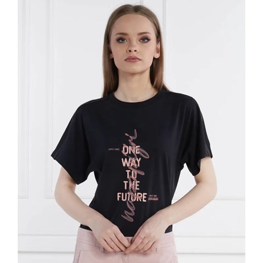 Napapijri T-shirt S-KEITH | Loose fit ze sklepu Gomez Fashion Store w kategorii Bluzki damskie - zdjęcie 184333257