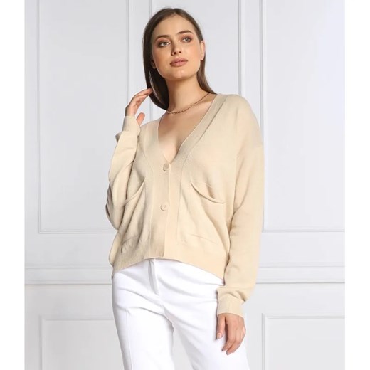 RIANI Kardigan | Regular Fit | z dodatkiem wełny i kaszmiru ze sklepu Gomez Fashion Store w kategorii Swetry damskie - zdjęcie 184333286
