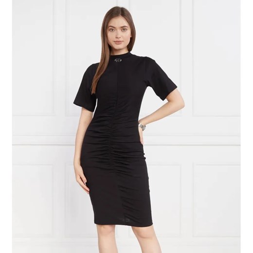 Karl Lagerfeld Sukienka ruched t-shirt ze sklepu Gomez Fashion Store w kategorii Sukienki - zdjęcie 184333287