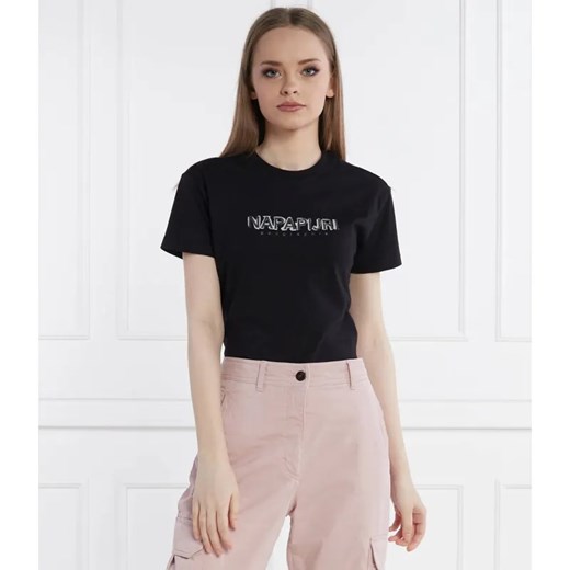 Napapijri T-shirt S-KREIS | Regular Fit ze sklepu Gomez Fashion Store w kategorii Bluzki damskie - zdjęcie 184333377