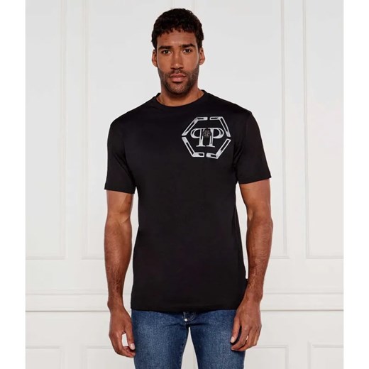 Philipp Plein T-shirt Hexagon | Regular Fit ze sklepu Gomez Fashion Store w kategorii T-shirty męskie - zdjęcie 184333427