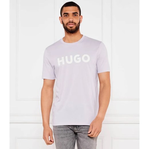 HUGO T-shirt Dulivio | Regular Fit ze sklepu Gomez Fashion Store w kategorii T-shirty męskie - zdjęcie 184333429