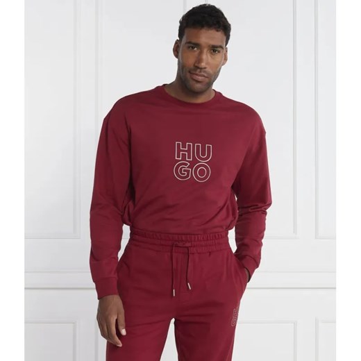 Hugo Bodywear Bluza Stacked | Regular Fit ze sklepu Gomez Fashion Store w kategorii Bluzy męskie - zdjęcie 184333487