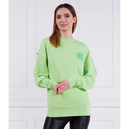 Karl Lagerfeld Bluza ikonik 2.0 tonal | Relaxed fit ze sklepu Gomez Fashion Store w kategorii Bluzy damskie - zdjęcie 184333548