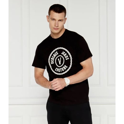 Versace Jeans Couture T-shirt | Regular Fit ze sklepu Gomez Fashion Store w kategorii T-shirty męskie - zdjęcie 184333607