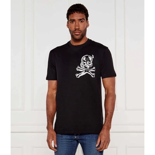 Philipp Plein T-shirt Skull & Bones | Regular Fit ze sklepu Gomez Fashion Store w kategorii T-shirty męskie - zdjęcie 184333625