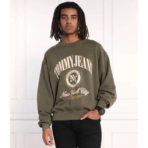 Tommy Jeans Bluza TJM BOXY LUXE VARSITY CREW | Regular Fit ze sklepu Gomez Fashion Store w kategorii Bluzy męskie - zdjęcie 184333656