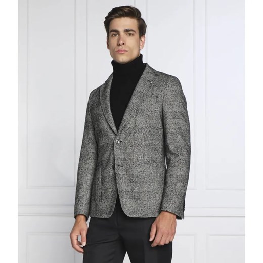 BOSS BLACK Wełniana marynarka C-Hanry-Bib-N-224 | Slim Fit | z dodatkiem jedwabiu ze sklepu Gomez Fashion Store w kategorii Marynarki męskie - zdjęcie 184333665