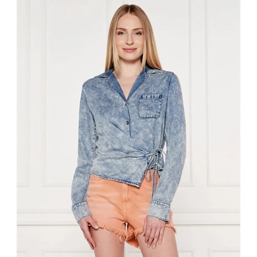 One Teaspoon Jeansowa koszula | Regular Fit ze sklepu Gomez Fashion Store w kategorii Koszule damskie - zdjęcie 184333736