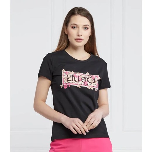 Liu Jo T-shirt | Regular Fit ze sklepu Gomez Fashion Store w kategorii Bluzki damskie - zdjęcie 184333808