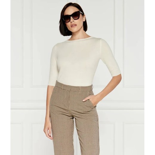 Marella Wełniany sweter ROMBO ze sklepu Gomez Fashion Store w kategorii Swetry damskie - zdjęcie 184333855