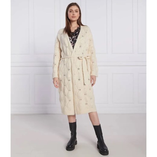 Silvian Heach Kardigan | Regular Fit | z dodatkiem wełny ze sklepu Gomez Fashion Store w kategorii Swetry damskie - zdjęcie 184333868