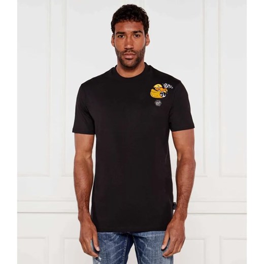 Philipp Plein T-shirt Duck Chest | Regular Fit ze sklepu Gomez Fashion Store w kategorii T-shirty męskie - zdjęcie 184333917