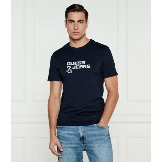 Guess Jeans T-shirt | Slim Fit ze sklepu Gomez Fashion Store w kategorii T-shirty męskie - zdjęcie 184333985