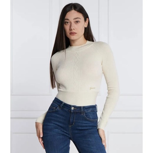 GUESS Sweter | Slim Fit | z dodatkiem wełny ze sklepu Gomez Fashion Store w kategorii Swetry damskie - zdjęcie 184334008