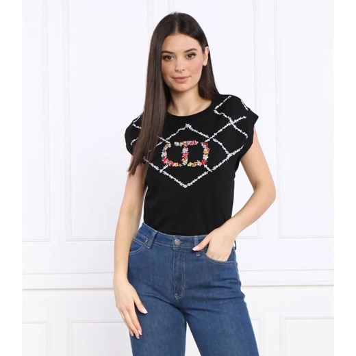 TWINSET T-shirt | Regular Fit ze sklepu Gomez Fashion Store w kategorii Bluzki damskie - zdjęcie 184334029