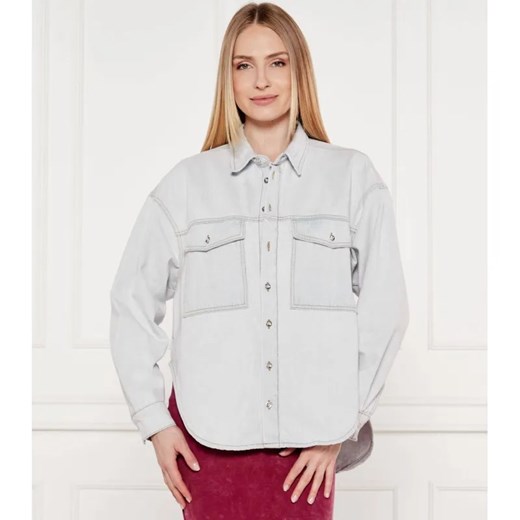 One Teaspoon Jeansowa koszula Smiley Daria | Relaxed fit ze sklepu Gomez Fashion Store w kategorii Koszule damskie - zdjęcie 184334057
